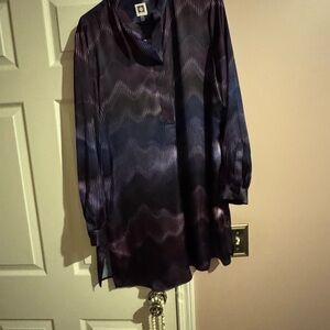 Issey Miyake Multicolor Pleated Top